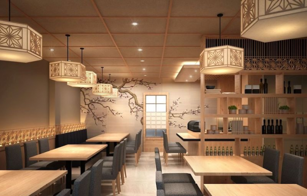thiết kế nhà hàng nhật bản